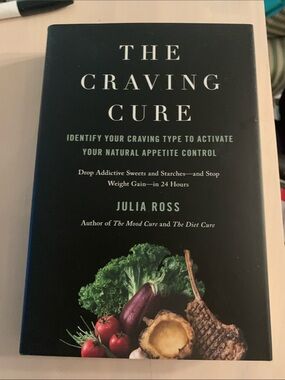 The Craving Cure Paperback - Black Cover with Vegetable Illustration